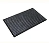 Grey color door mats with anti-slip PVC backing