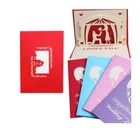 Chinese supplier custom 3D popup card fancy Invitations design wedding cards