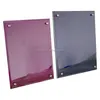 Colored Wall Muounted Acrylic Poster Frame with Four Screws For Displaying