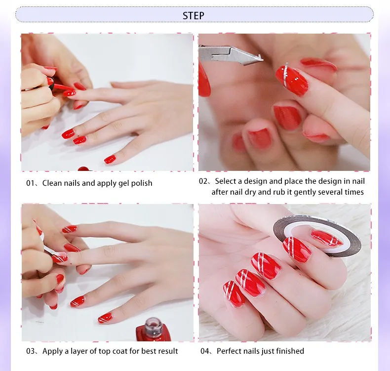 manicure stickers nails