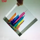 Manufacturer Shenzhen Manufacturer High Clear Acrylic Paperweight With UV Printing Inside For Corporate Gift