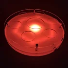 Glow shot glass holder illuminated servng clear acrylic wholesale custom printed drink trays