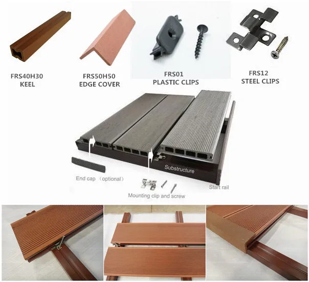 Frstech Wpc Decking Wood Plastic Composite Deck Board Wpc