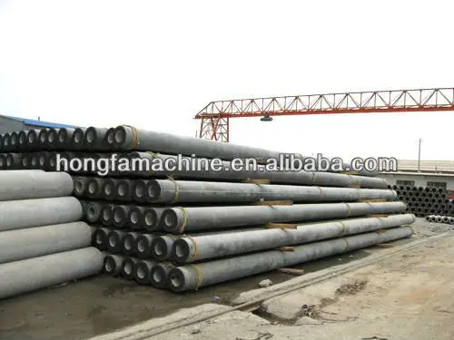 concrete electric pole making machine in developing countries