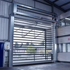 Custom high speed spiral fast interior aluminum alloy insulated hard material rapid roller door