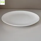 Promotion 10.5 inch super white round porcelain dinner plate set