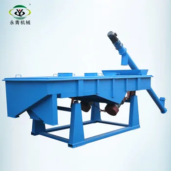 Linear motion 3 decks sand gravel separator machine with carbon steel