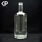 Screen Printing Crystal Glass Bottle Factory Price 700ml Crystal Empty Glass Bottle for Alcohol
