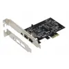 PCI Express (1X) to External IEEE 1394 Adapter Controller (2 x 6 Pin + 1 x 4 Pin) for Desktop PC and DV Connection