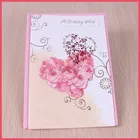 New Design High-Grade Stock Romantic Wedding Invitation Greeting Card