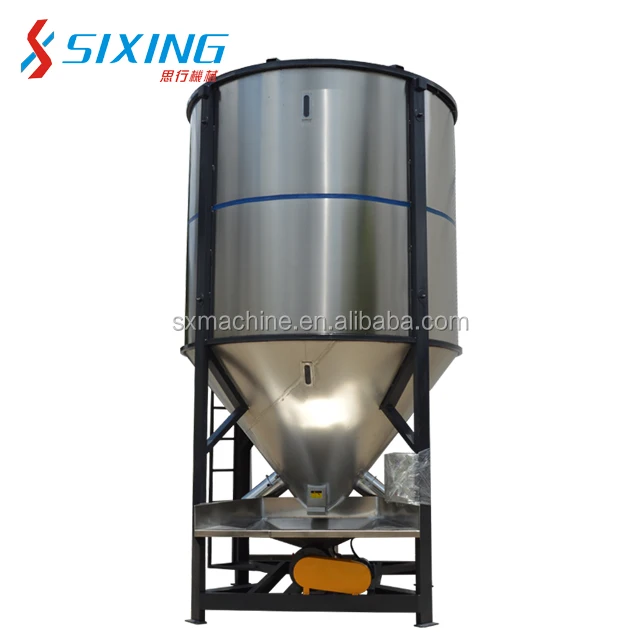 vertical plastic mixing silo