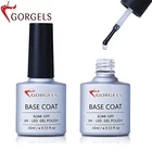 GORGELS Base coat and top coat UV nail products gel polish