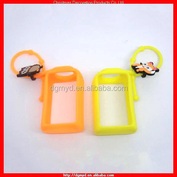 cute animal 3d silicone hand sanitizer holder for bed bath &