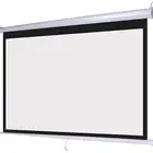 OEM/ODM auto-lock manual projection/projector screen pull down projection screen