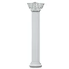 Interior and Exterior Decoration Polyurethane Cornice Moulding Columns New Design PU Roman Pillar