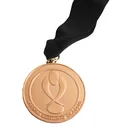Customized logo Souvenir gift embossed metal medal zinc alloy custom sports award zhongshan medal