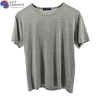 Cheap Price Comfortable silk screen printing cotton spandex O neck quick dry gray t shirt for Sport