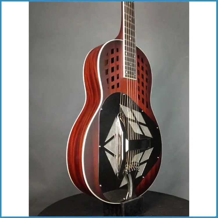 Wooden Resonator Guitar,China Resophonic Guitar,3 Pc Resonator Guitar