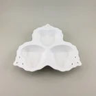High grade eco divided hotel serving white embossed lace restaurant stoneware plates dishes