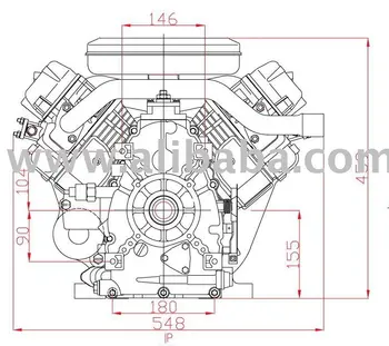 22hp V-twin Atv Engine - Buy Atv Engine Product on Alibaba.com