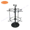 Wholesale small hook accessories counter top metal wire display spinner racks for small products