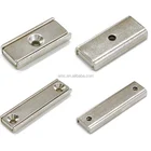 strong ndfeb magnets block size with inner hole for sale