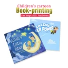 hot sell custom kids coloring cartoon picture comic story children board book printing services