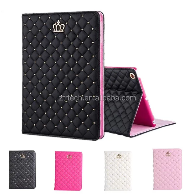 leather case luxury soft leather stand smart tablet cover for