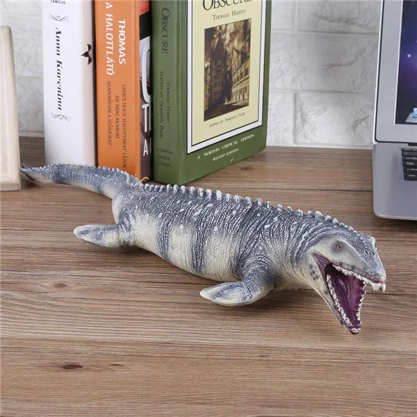 Hot البيع التعليمية الصغيرة دمى الديناصور 45 سنتيمتر واقعية Mosasaurus ديناصور نماذج للحيوانات الشكل الاطفال اللعب هدية الكريسماس