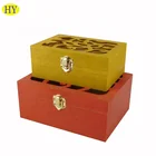 Wholesale Custom Hand Antique Carved Packaging Wooden Gift Craft Box