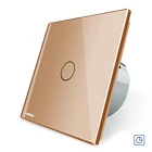 LIVOLO VL-C701T-13 EU Standard Home Hotel Gold Timer Touch Switch