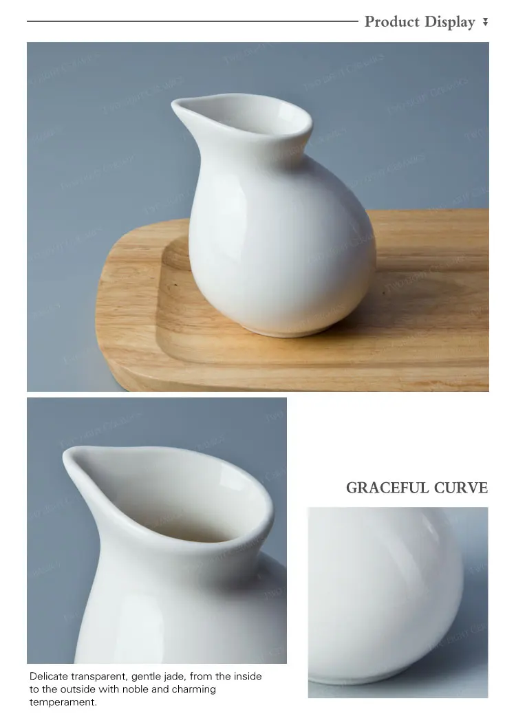 Wholesale ceramic milk pot and sugar bowl crockery tableware set