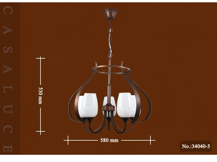 Decorative light factory glass lampshades bronze brass metal low ceiling luminaire wedding chandelier