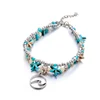 Bohemian Wave Anklets For Women Vintage Multi Layer Bead Anklet DIY Summer Charm Jewelry