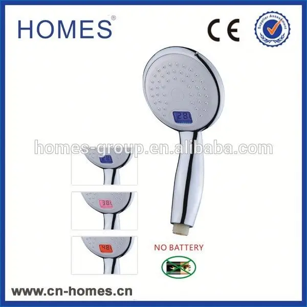 chrome shower handset