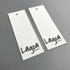 Custom cheap price clothing string hang tag with your logo