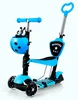 3in1 4in1 5in1 kids cartoon scooters with flashing wheels foot on floor children kick scooter