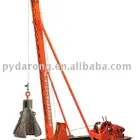 electric pile driver (piling machine, auto pile driver) for hill rock