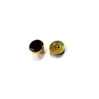 High quality round sewing toggle metal shank buttons with plastic button