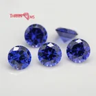 High Quality Sapphire Stone Round Brilliant Cut Synthetic Cubic Zirconia Wholesale Price Per Carat