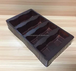 thermoformed plastic blister packing tray white insert tray