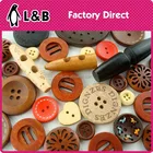 fashion garment accesory custom made Nature wood button