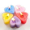 tea light candles wholesale heart shaped colorful scented tea light candles