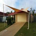 waterproof and UV protection polyester shade sail sun shade