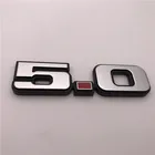 Custom ABS Chrome 5.0 New style Car emblem Badge Sticker Logo Decal For GT 350 COYOTE CYCLONE