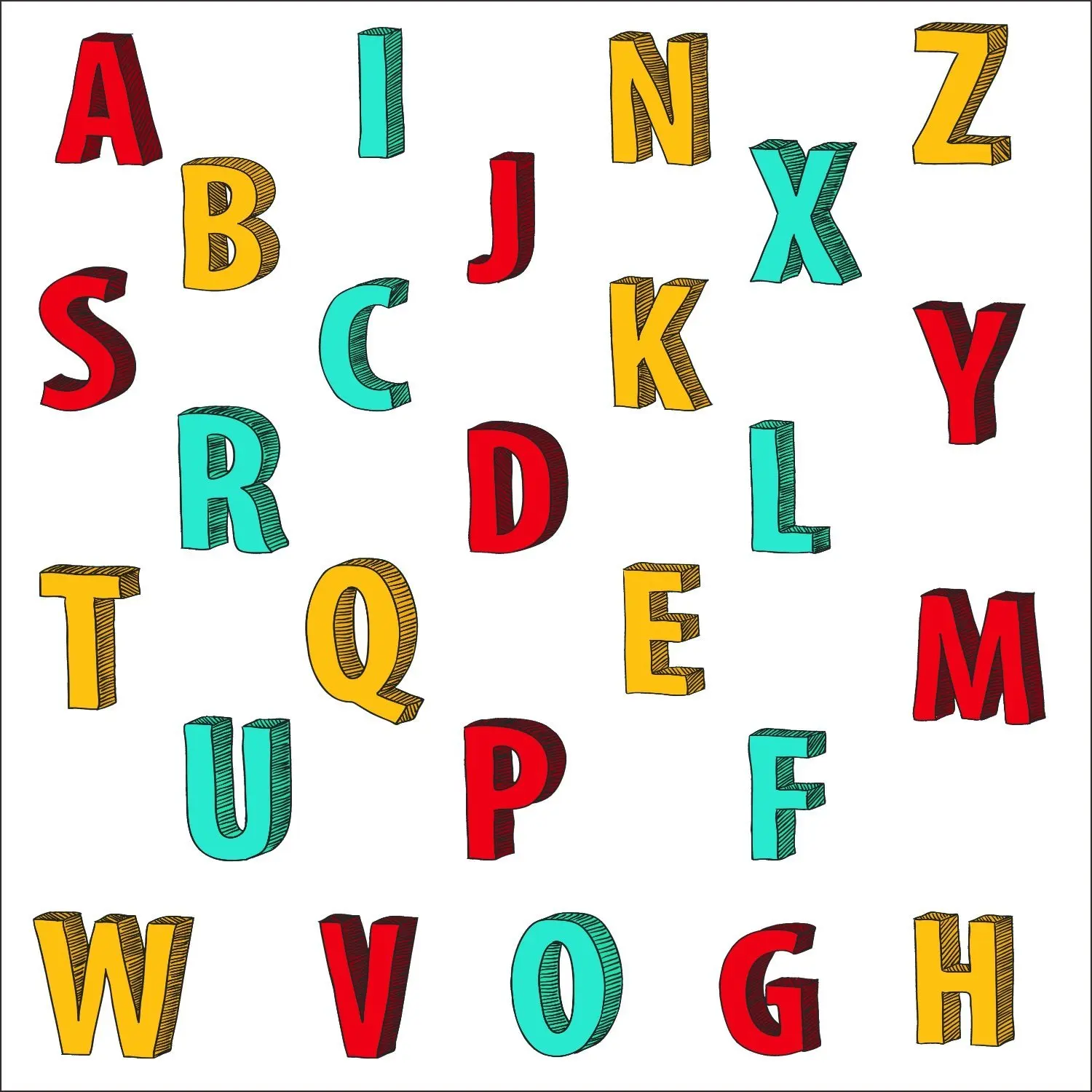 Buy PARLAIM Inch Alphabet Wall Stickers Sheets Complete Alphabet Packing Alphabet ABC Wall