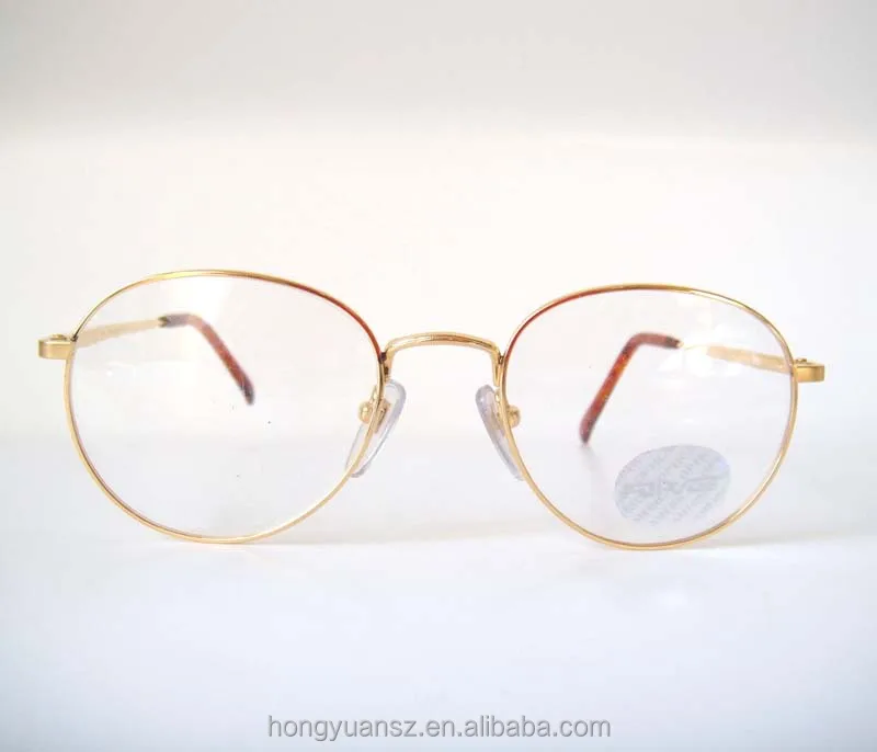 American Optical Round Gold Frames Eyeglass Spectacles Vintage Mens