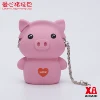 Lovely piggy hang bag waterproof silicone money bag hotsale silicone wallet for kids high quality pouch