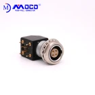 MOCO female EXG industrial socket multipole types industrial aviation push - pull locking connectors