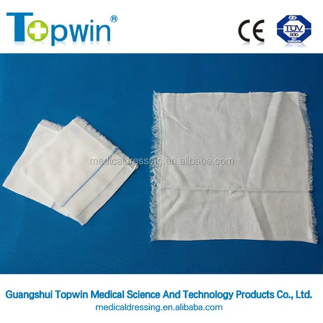 2017 japanese market popular100% cotton gaped gauze sponge